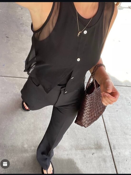 DONNI. Tops - NWT DONNI Silk vest Size:S